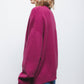 Cardigan in maglia con scollo a V