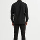 Camicia nera comfort fit con dettaglio tartan