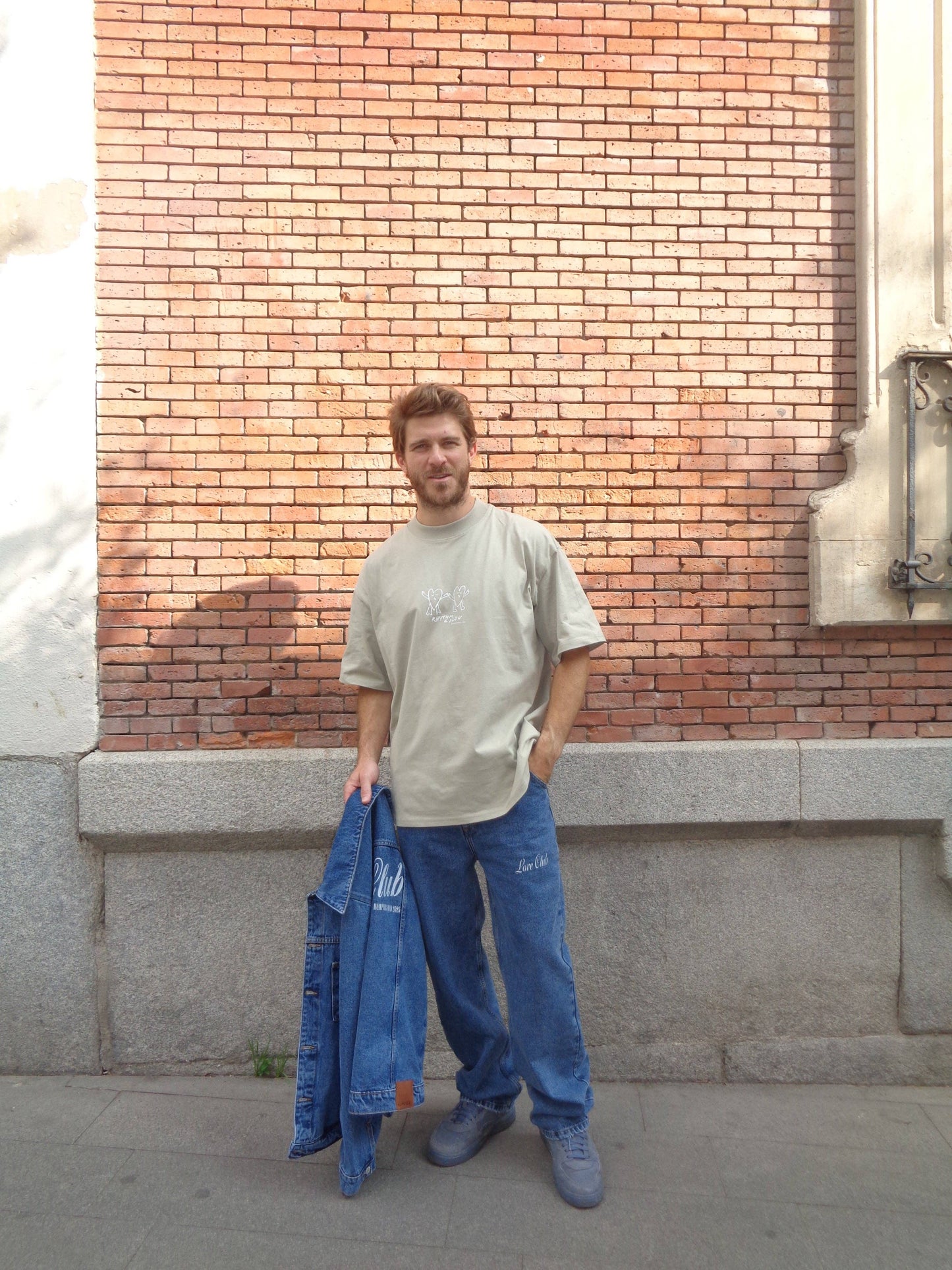 Giacca trucker in denim Love Club