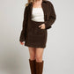 Gonna lunga estiva in cotone e lino beige con bottoni