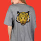 T-shirt Unisex Oversize Grigia Tiger
