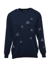 Maglione girocollo con stelle