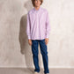 Camicia uomo a righe in cotone con colletto button-down