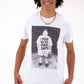 T-shirt vintage unisex con stampa fotografica ironica