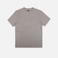 T-shirt uomo pigmentata in cotone biologico grigio elefante