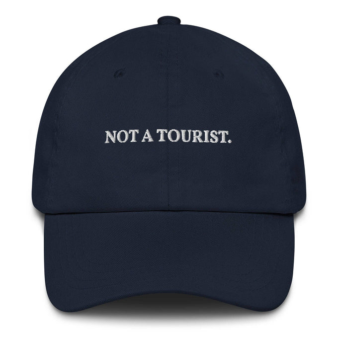 Cappellino dad hat “Not a Tourist” ricamato