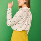 Camicia Bellota Ricamata con Trifogli