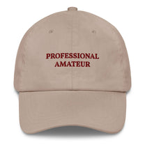 Cappellino da baseball ricamato "Professional Amateur"