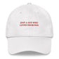 Cappellino dad hat ricamato “Just a Guy Who Loves Negronis”