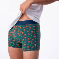 Boxer in cotone biologico con stampa orsi Kinai