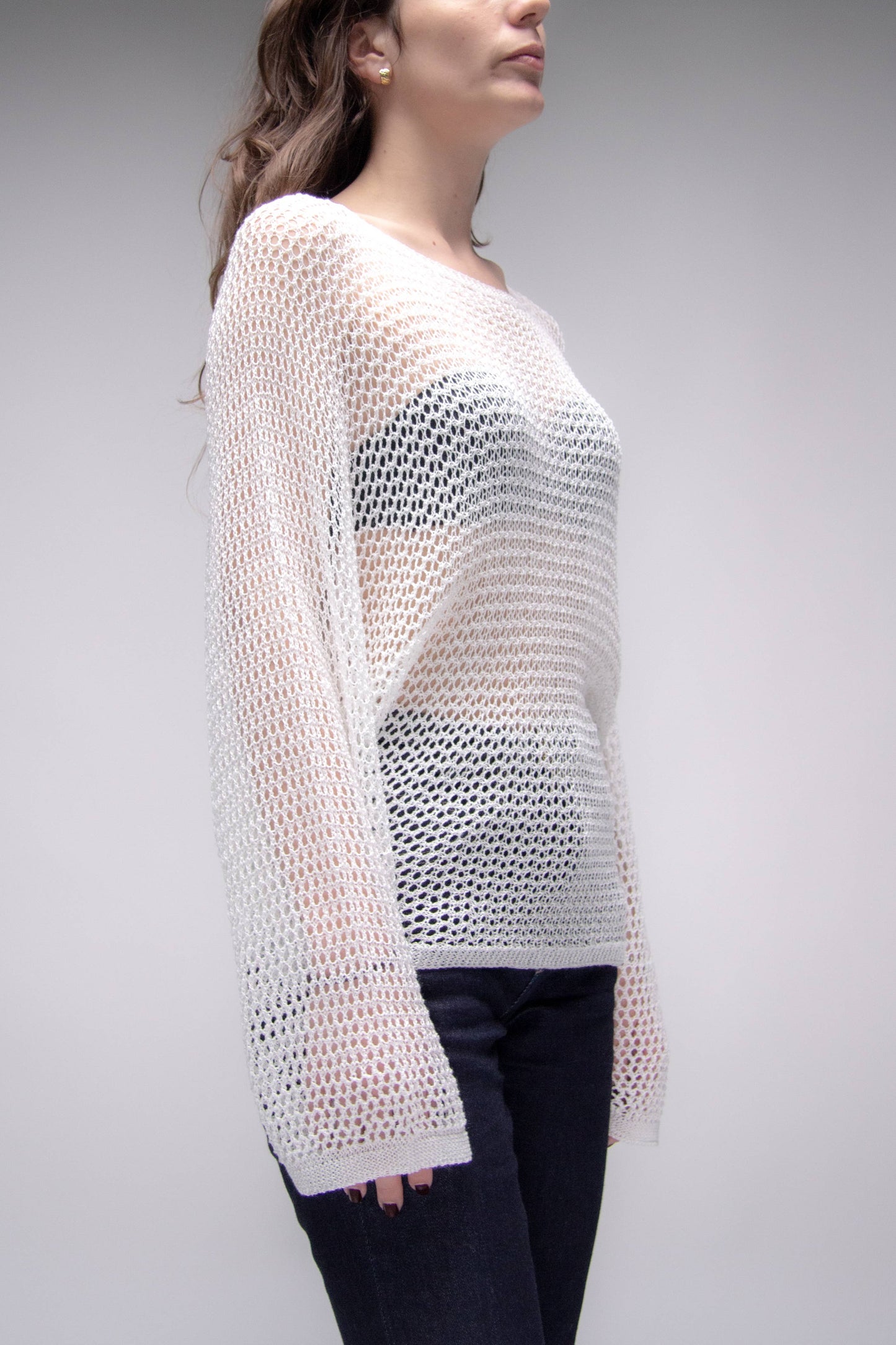 Kimono crochet a maglia 3D