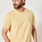 T-shirt Bart in cotone biologico giallo pallido