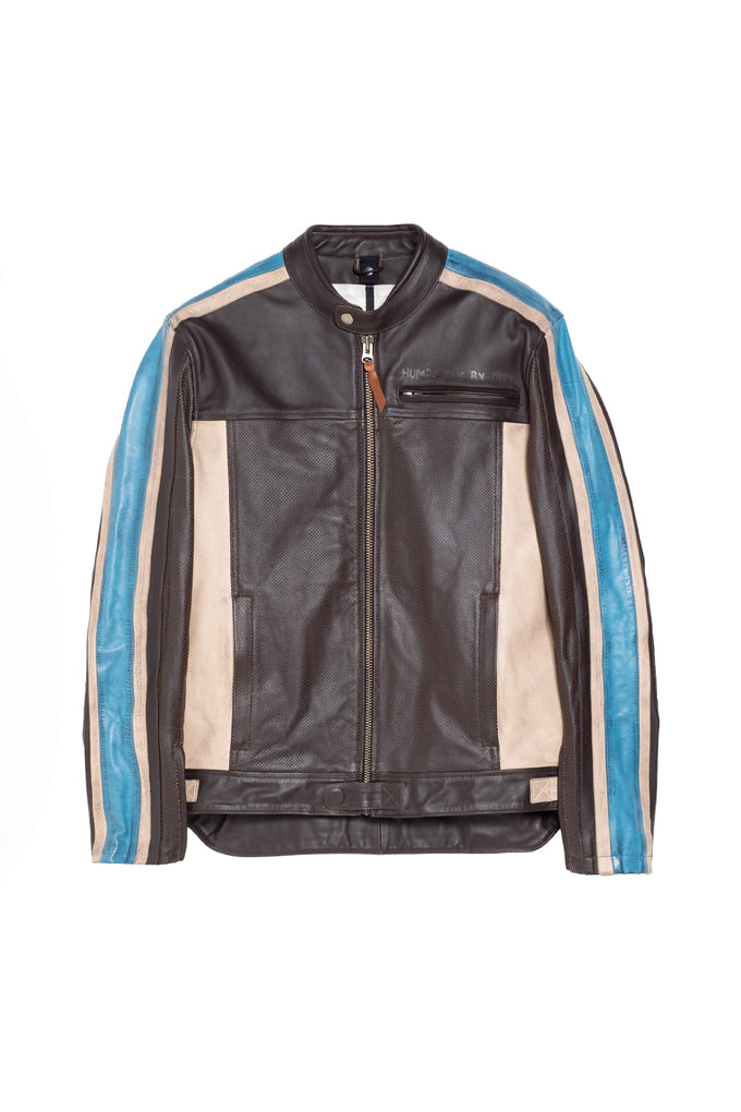 Giacca tecnica in pelle Speed Division