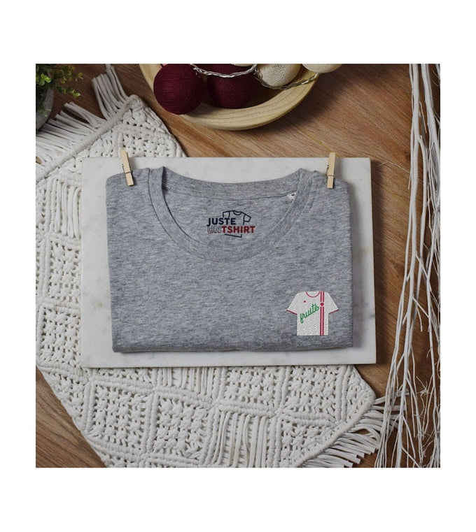 T-shirt ricamata Nancy in cotone biologico