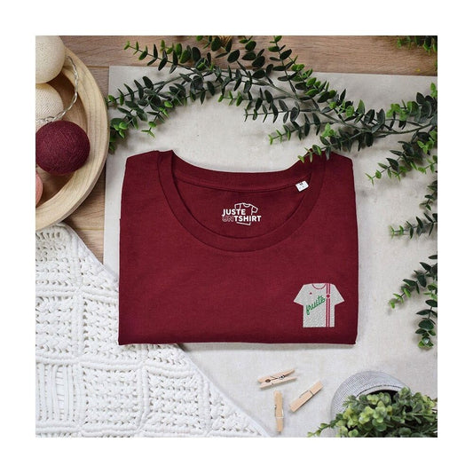 T-shirt ricamata Nancy in cotone biologico