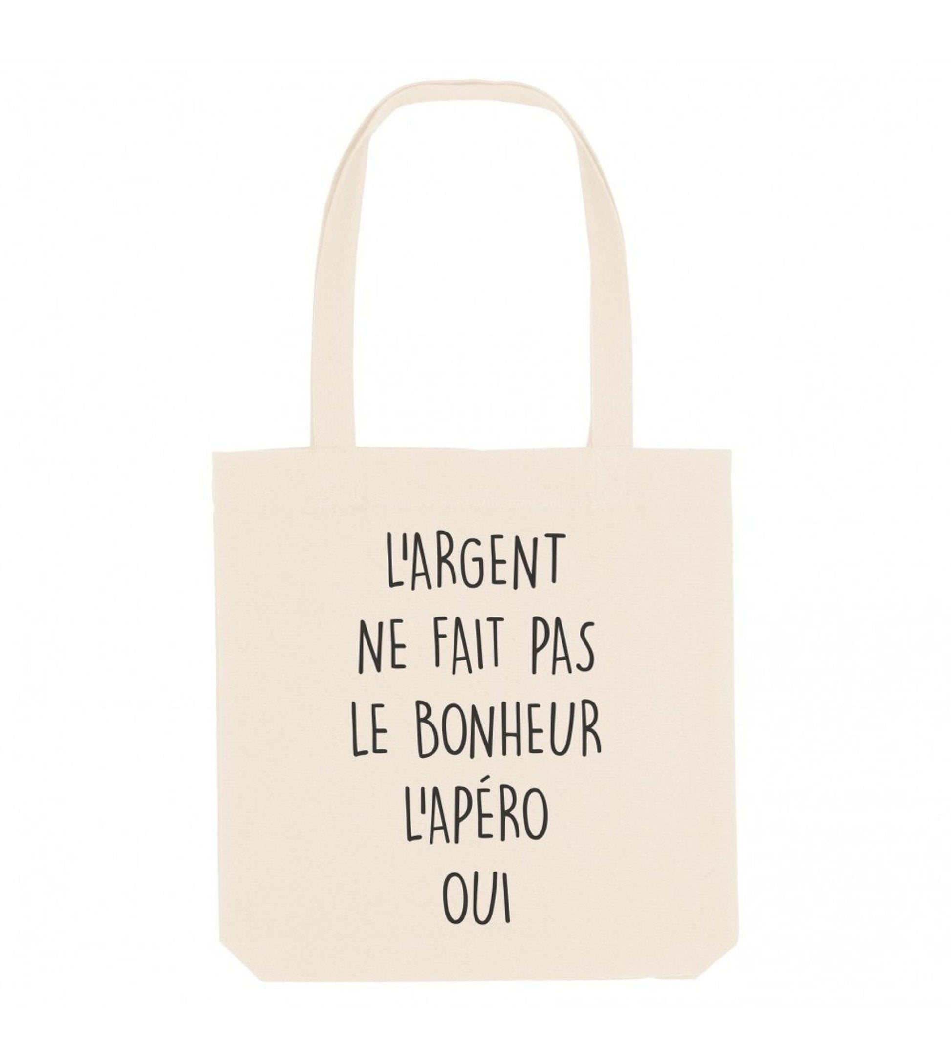 Tote bag in cotone biologico con scritta ironica