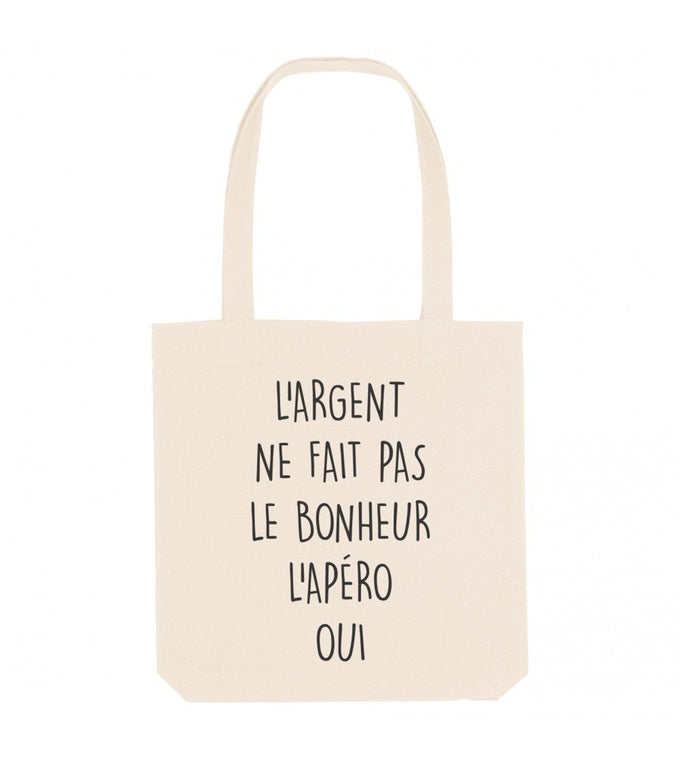 Tote bag in cotone biologico con scritta ironica