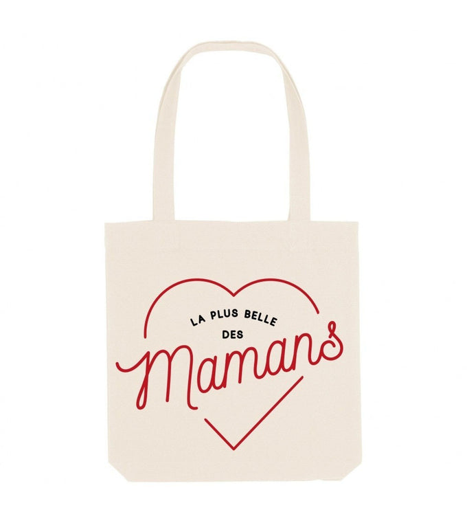 Tote bag “La più bella delle mamme” in cotone biologico