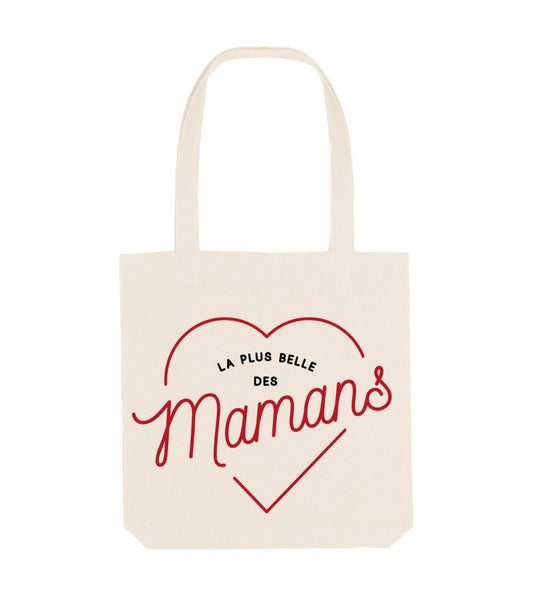 Tote bag “La più bella delle mamme” in cotone biologico