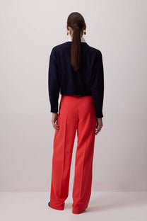 Cardigan corto in maglia con bottoni