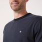 T-shirt Bart in cotone biologico blu marino