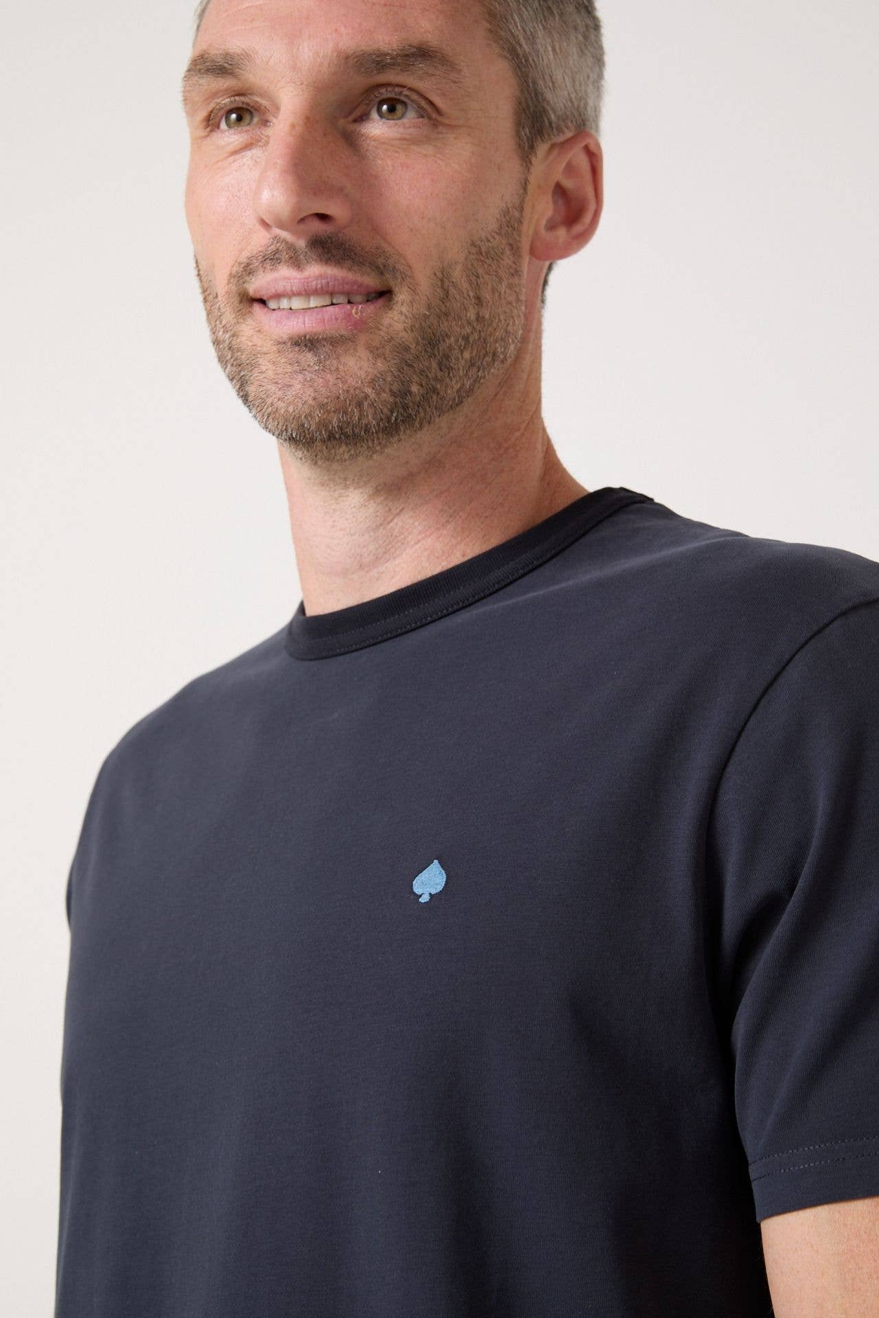 T-shirt Bart in cotone biologico blu marino