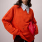 Maglione in maglia effetto vintage destroyed