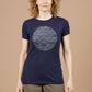 T-shirt donna Waves blu navy