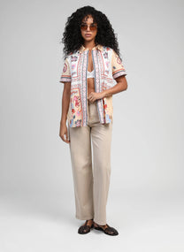 Camicia Lovegood color pesca