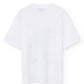 T-shirt Oversize Bianca con Stampa Costa da Morte