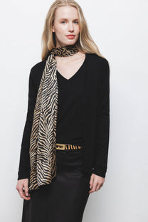 Cardigan in Maglia Rasata con Scollo a V