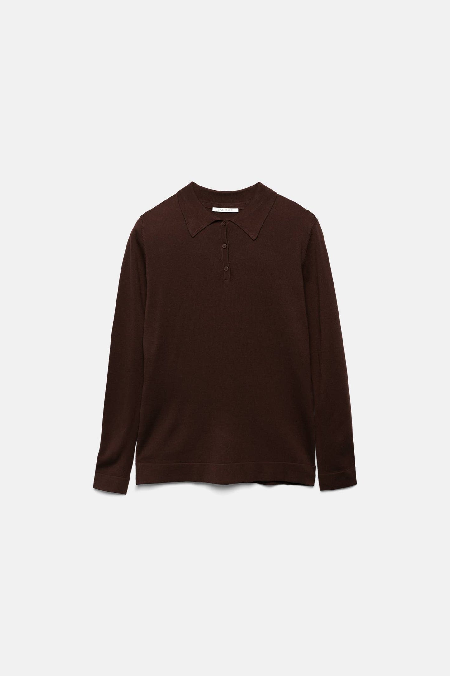 Polo basic a maniche lunghe