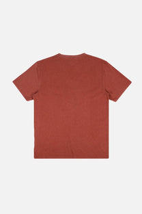 T-shirt tinta a pigmento Burning Sky con taschino
