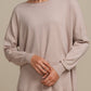 Maglia donna oversize in viscosa e maglia leggera
