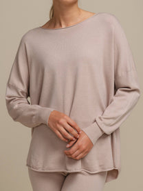 Maglia donna oversize in viscosa e maglia leggera