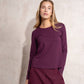 Maglia donna basic in cotone elasticizzato