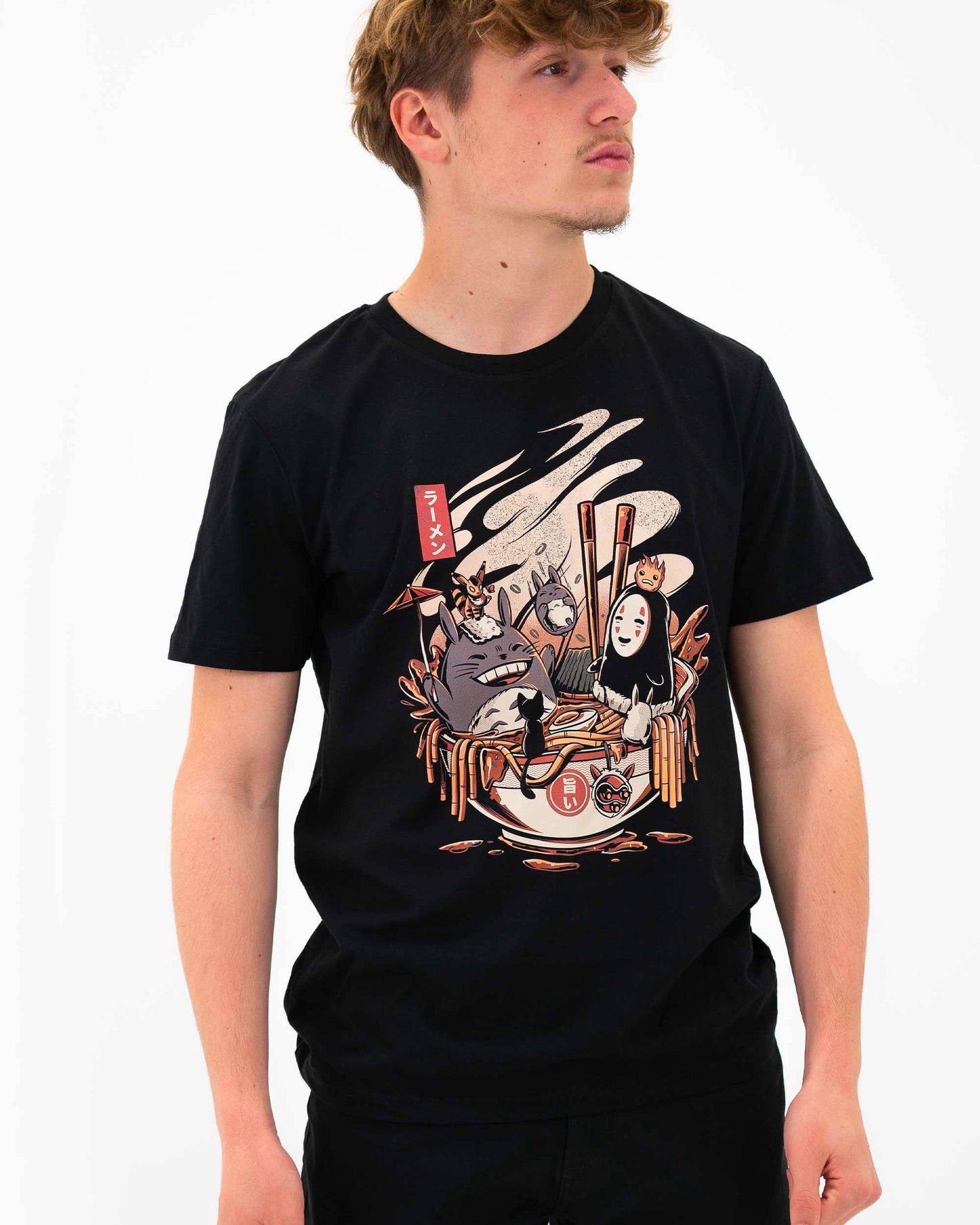 T-shirt vintage Ramen Pool Party in cotone biologico
