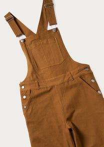 Tuta Utility Tobin in Tela Marrone
