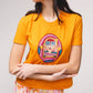 T-shirt in cotone con applicazioni di perline