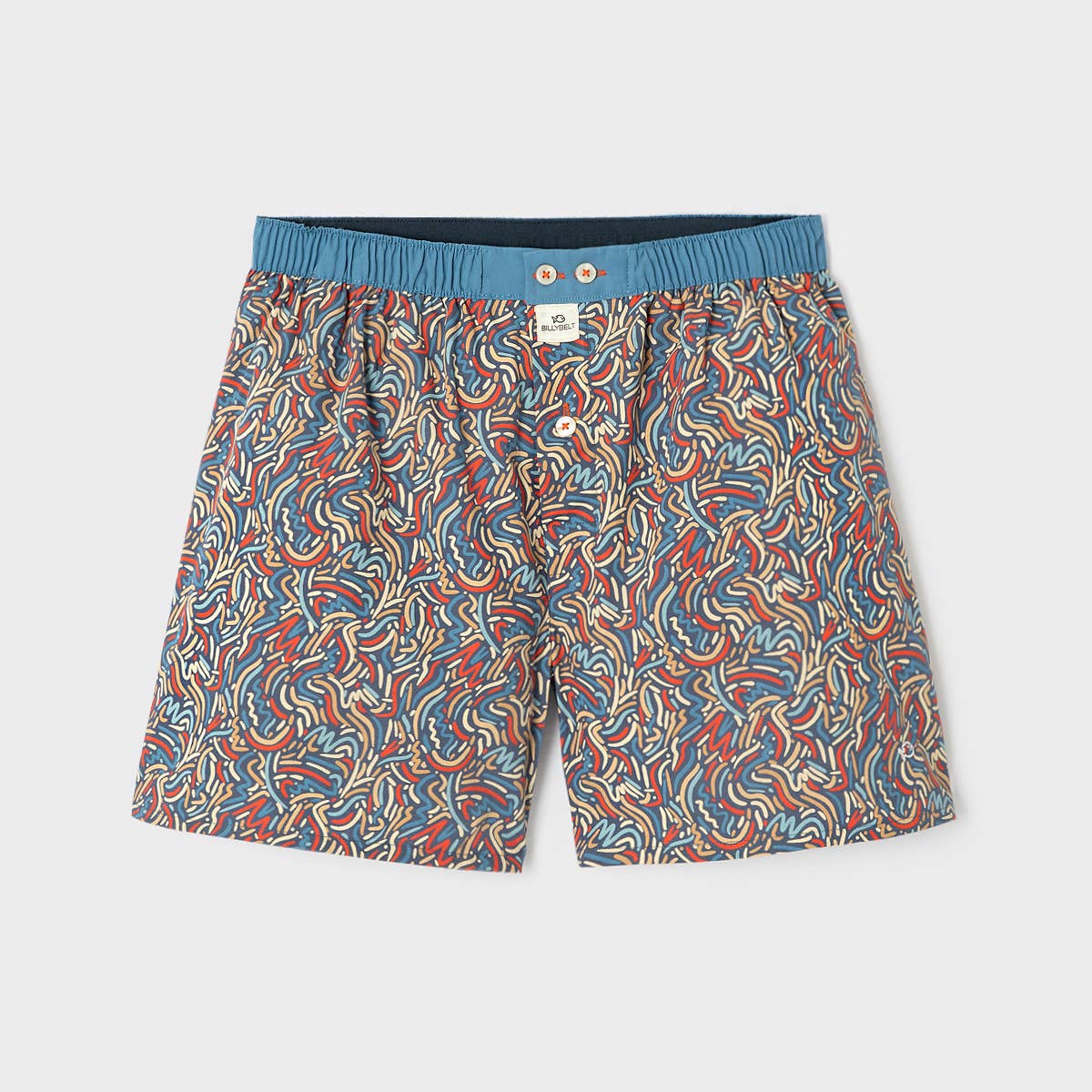 Boxer uomo in cotone biologico con stampa graffiti