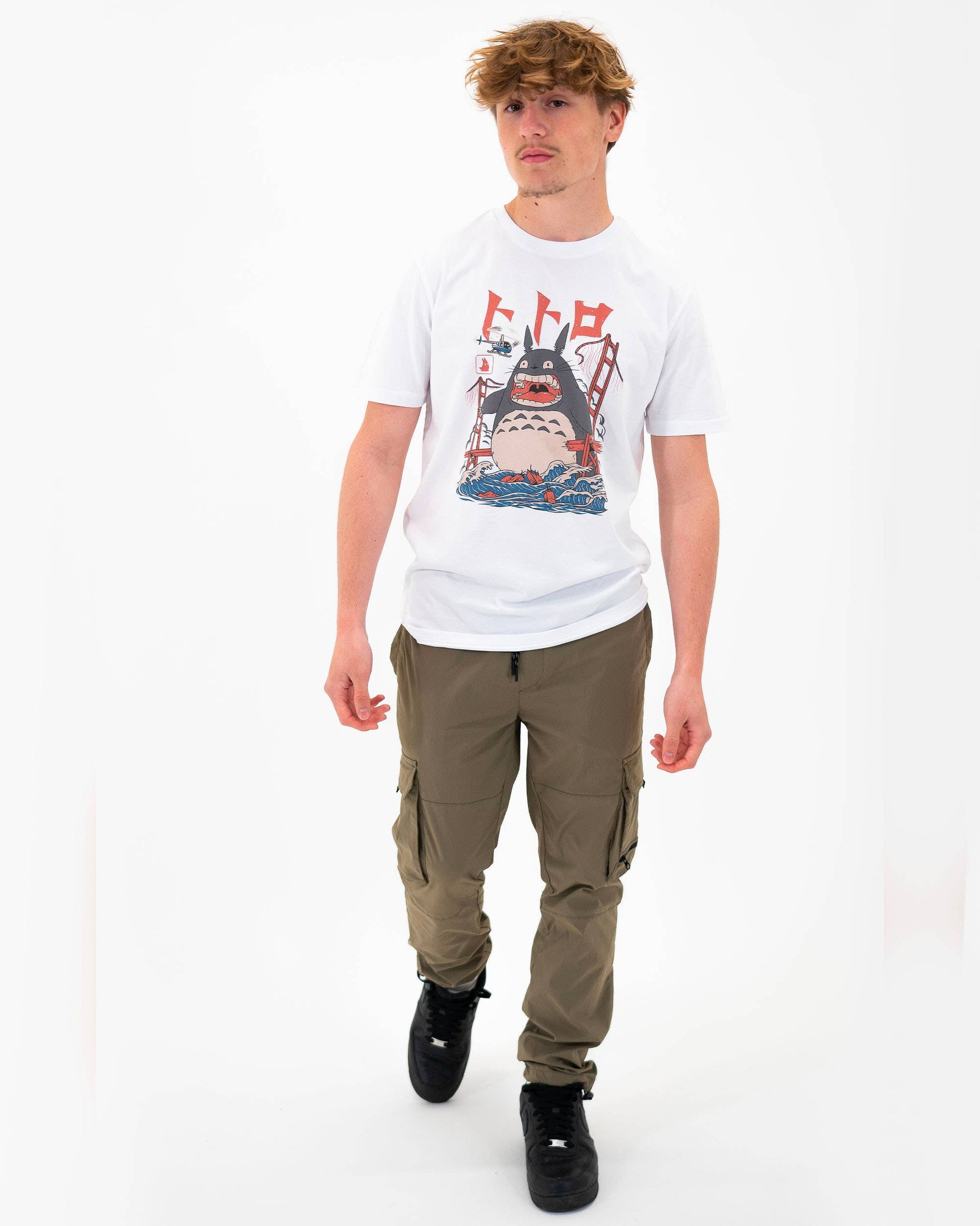 T-shirt Totoro Attack in cotone biologico