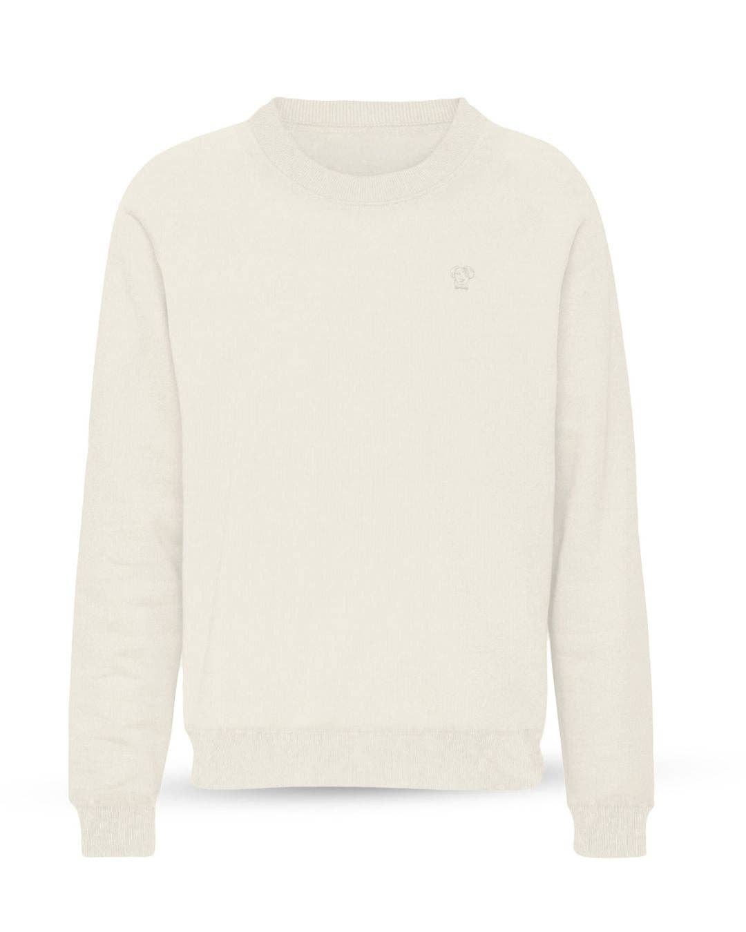 Maglione in cotone Pima avorio