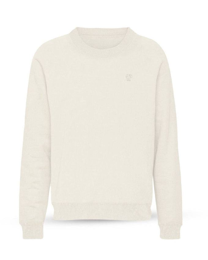 Maglione in cotone Pima avorio