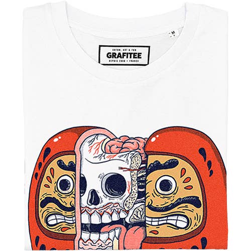 T-shirt Dead Daruma con grafica street giapponese