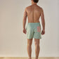 Costume da bagno a righe Sunrise verde