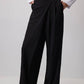 Pantaloni palazzo a gamba larga con zip