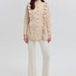 Camicia a righe con balze