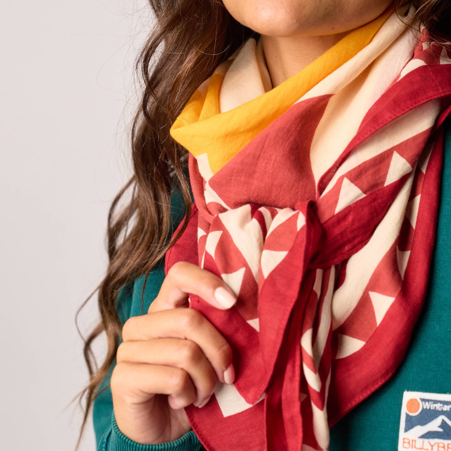 Foulard Paola in cotone biologico beige