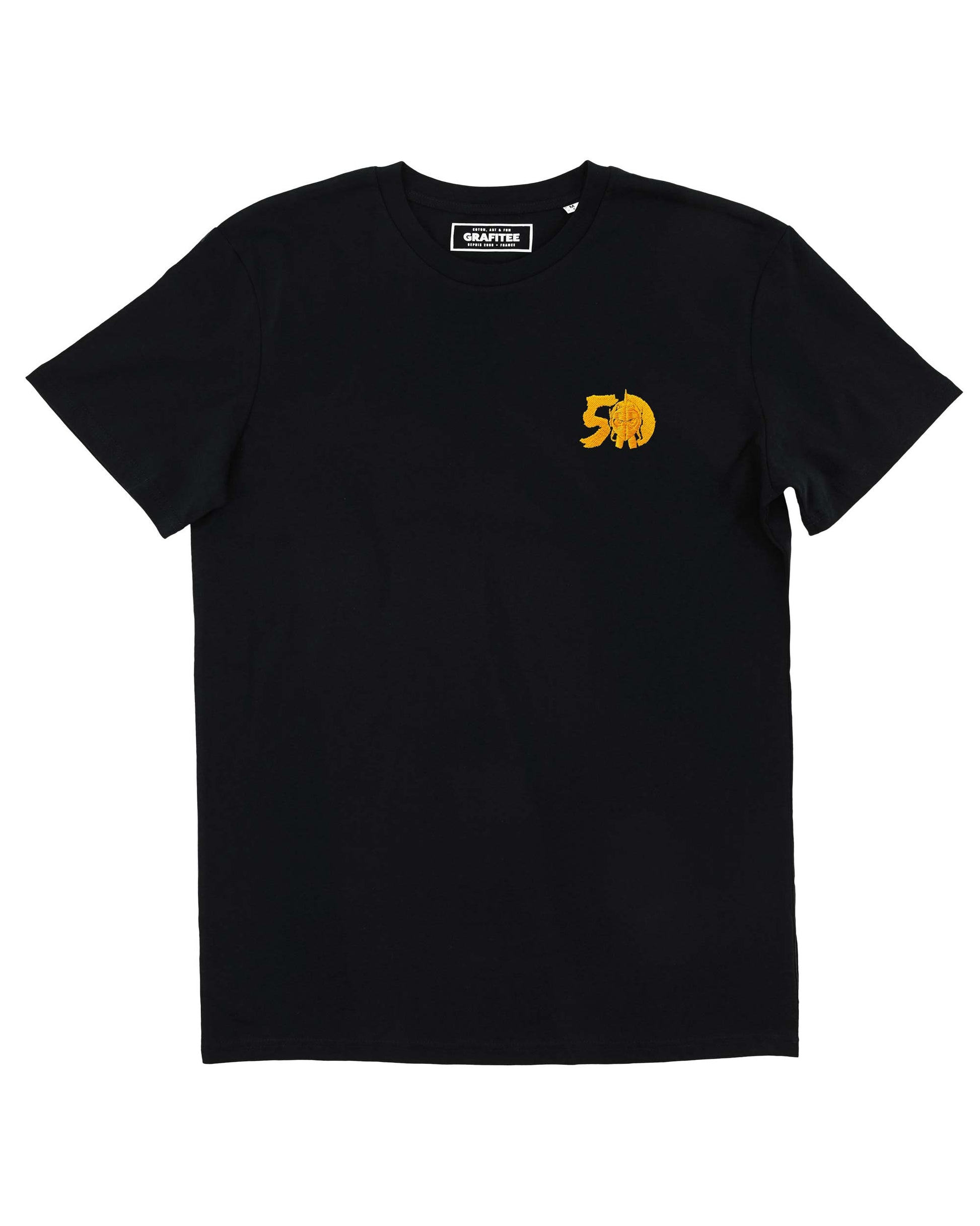 T-shirt ricamata 50th Goldrake in cotone biologico