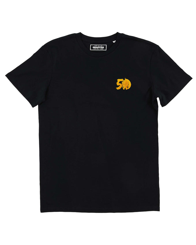 T-shirt ricamata 50th Goldrake in cotone biologico